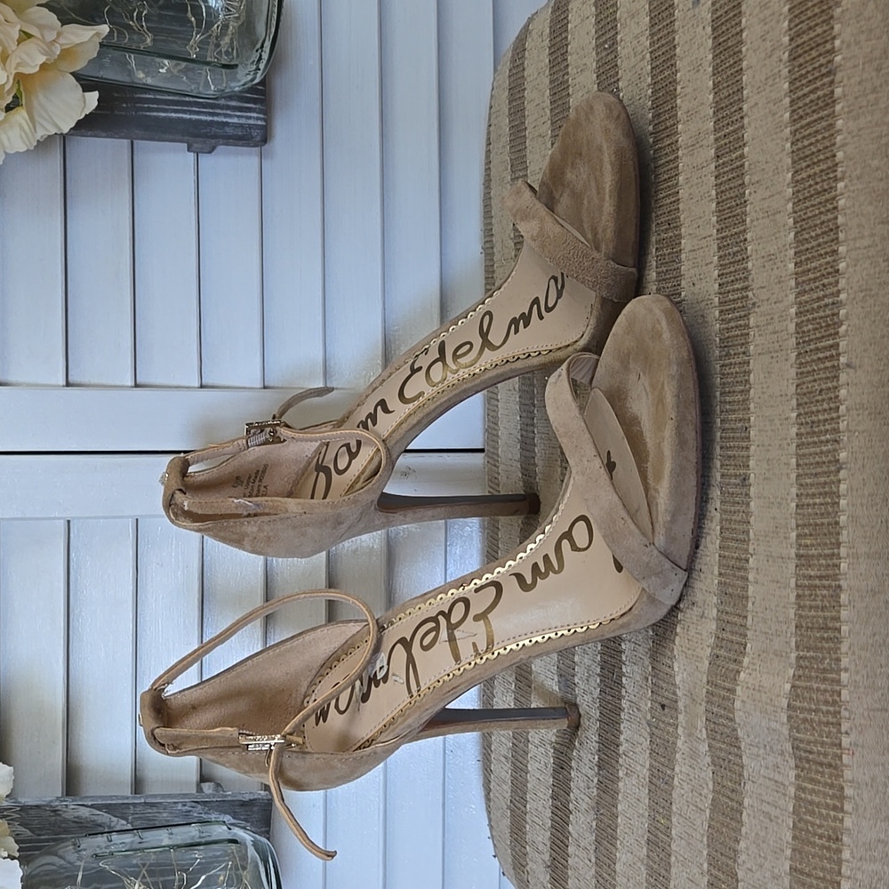 HEELS, SAM EDELMAN, 8, NUDE